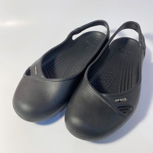 Women’s Crocs Olivia Slingback Flats Black Size 6